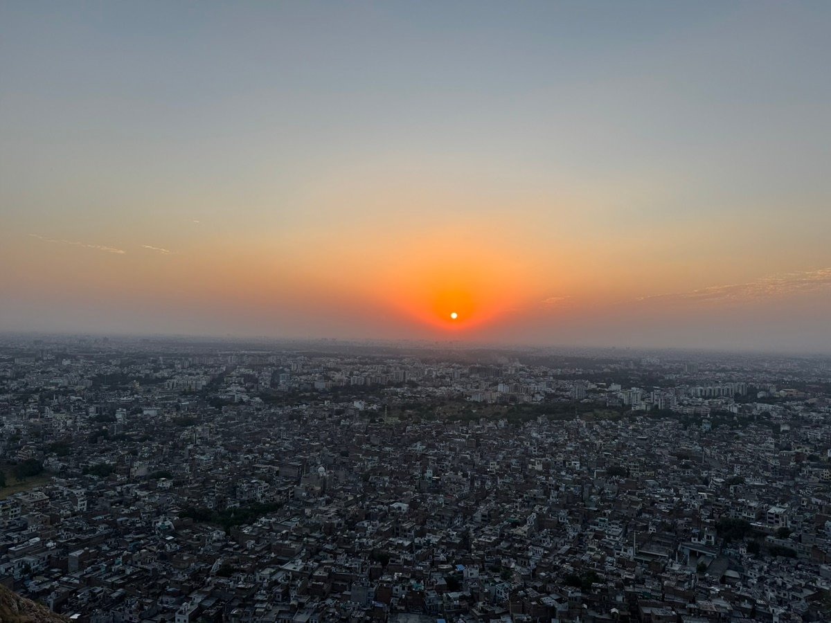 斋浦尔日落全景