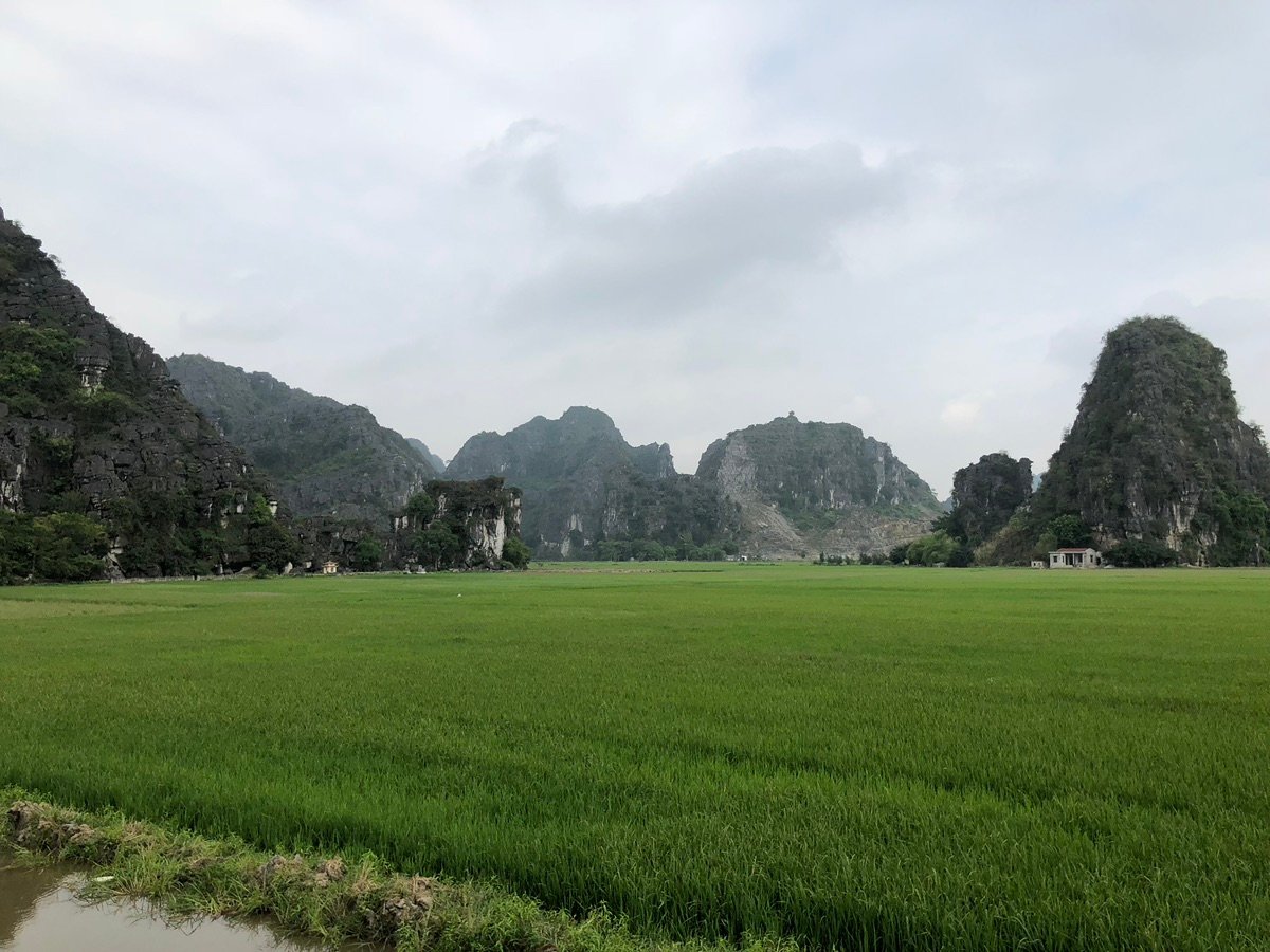 姆阿洞穴的全景