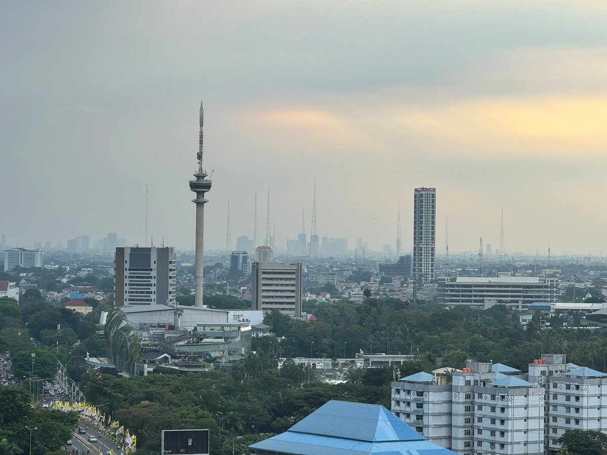 Yakarta al atardecer