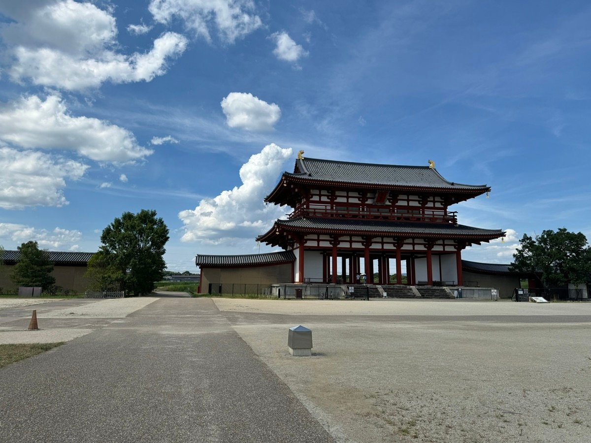 A grand view of the Heijo Palace Site