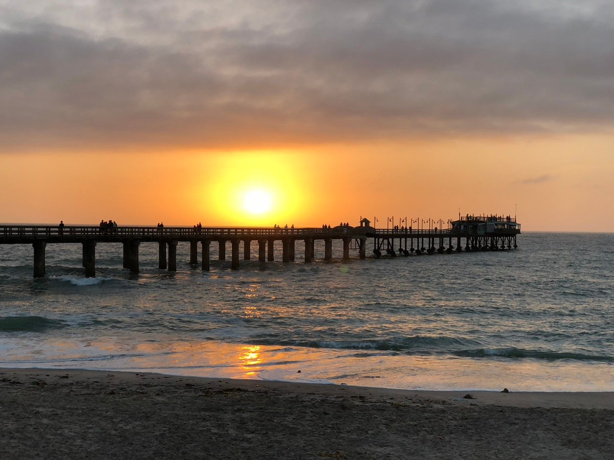 Vista del Muelle de Swakopmund
