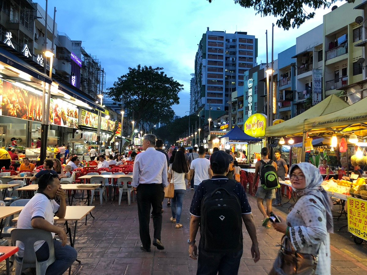 Night view of Jalan Bukit Bintang, Kuala Lumpur