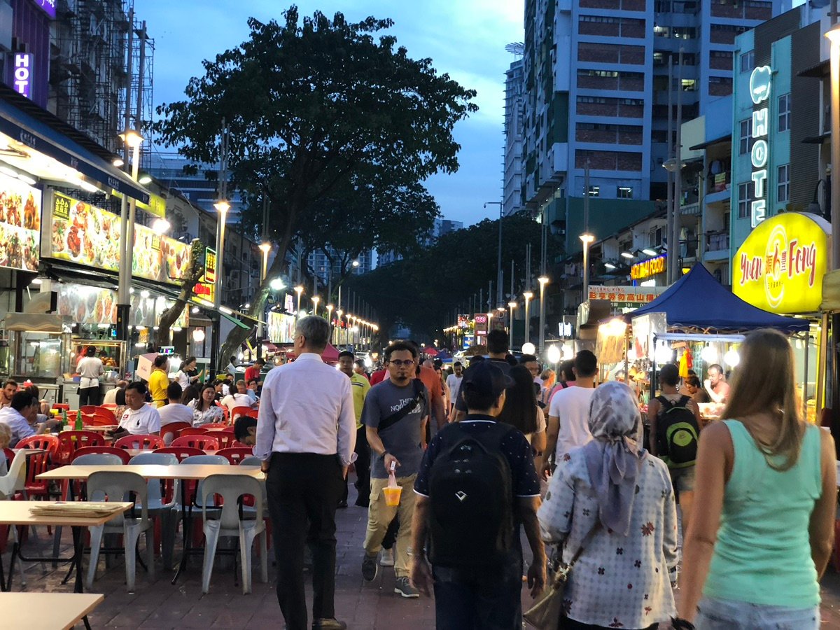 Delicious street food in Kuala Lumpur