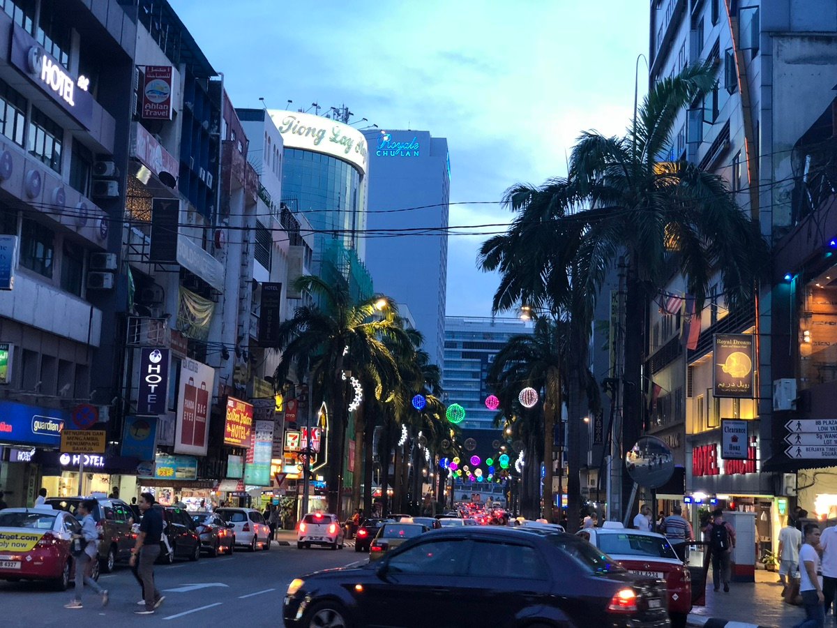Street food in Bukit Bintang area