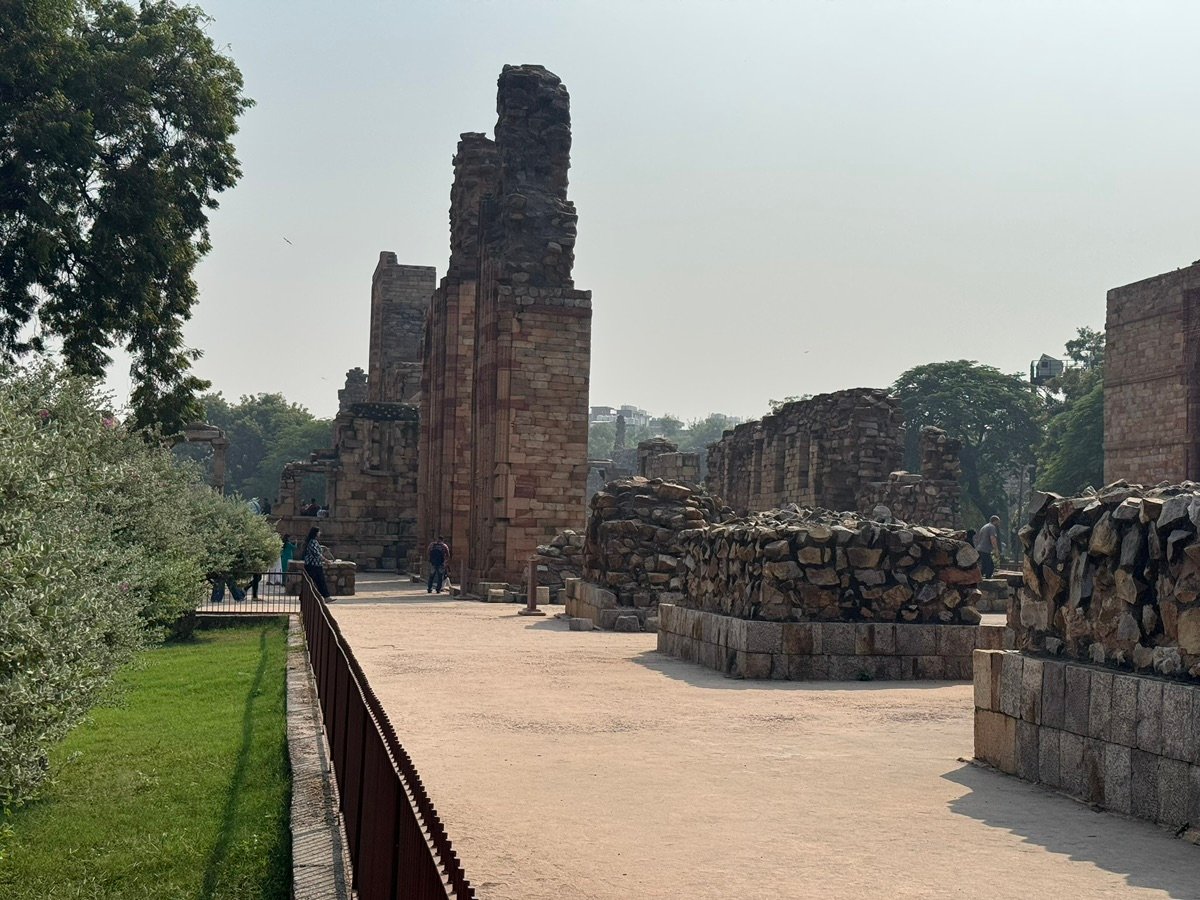 View with Qutub Minar in the background