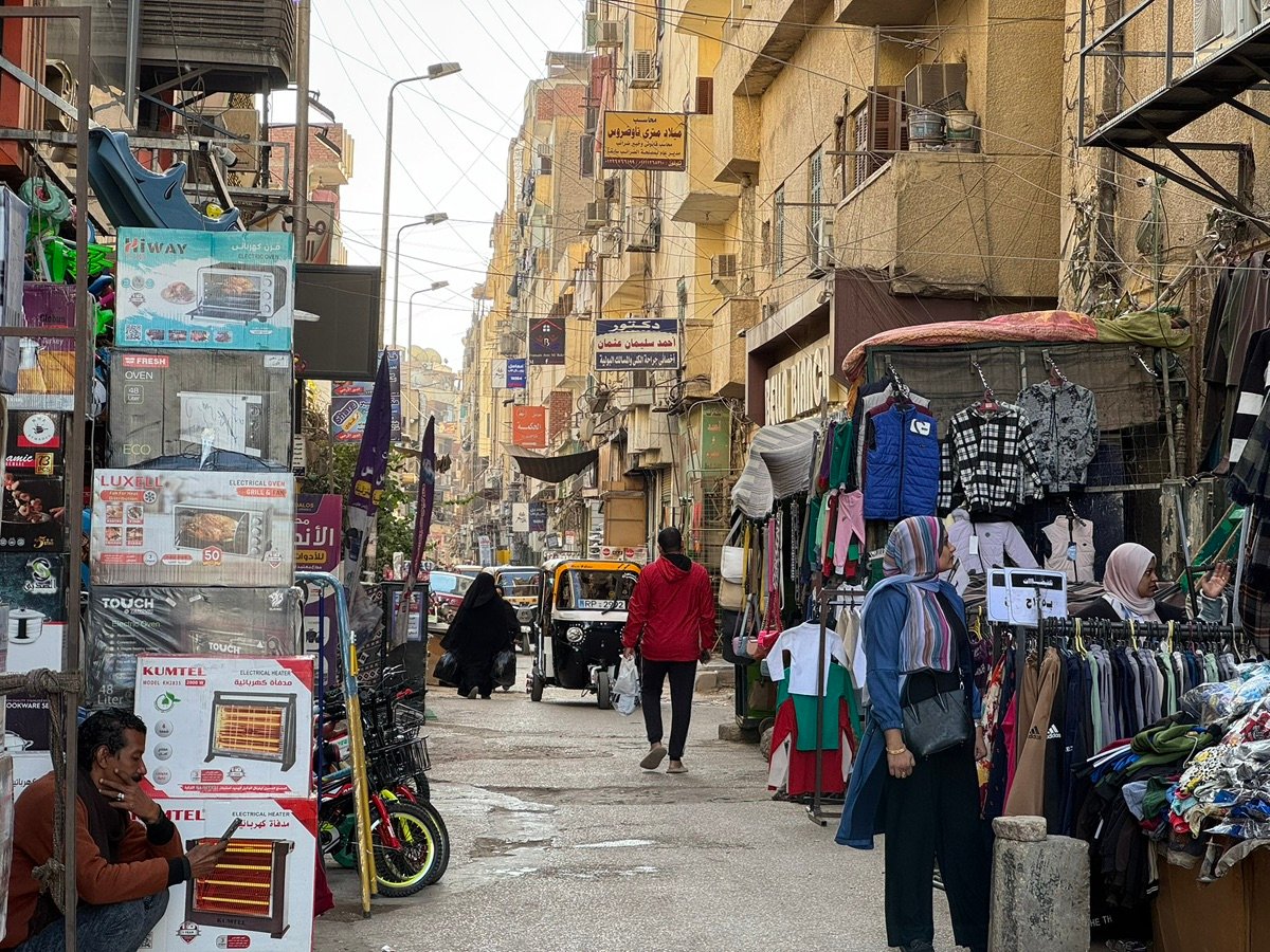 开罗市场街的细节