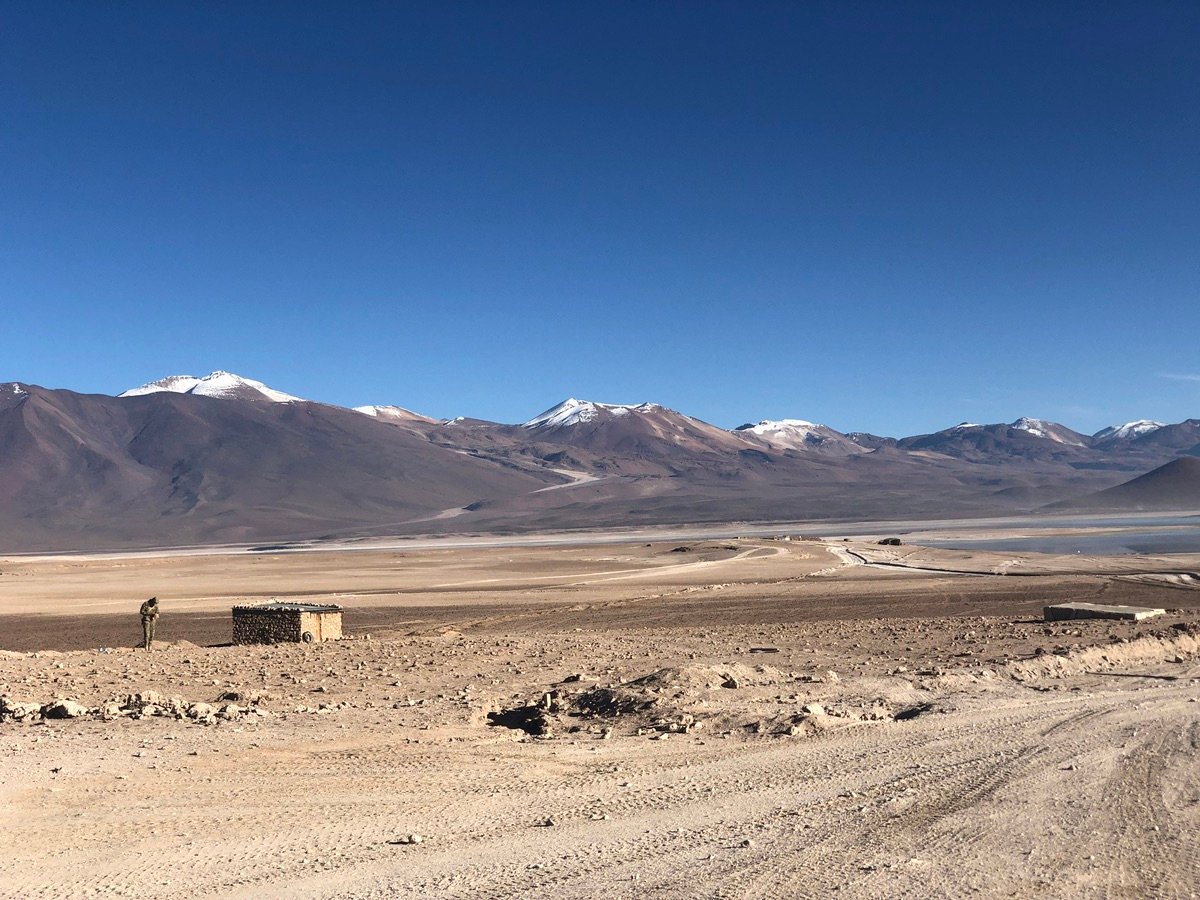 Blue water of the lagoon