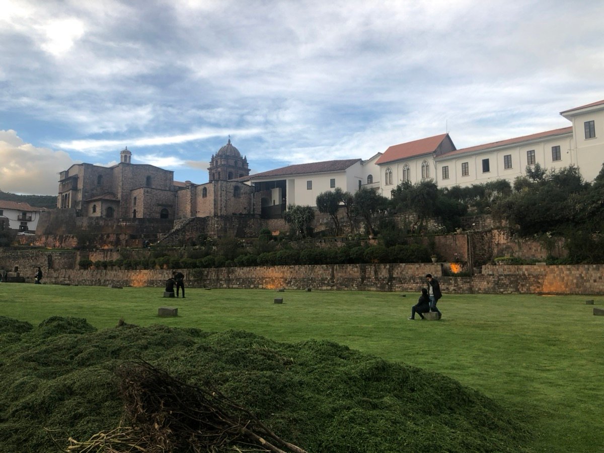 Qorikancha temple grounds