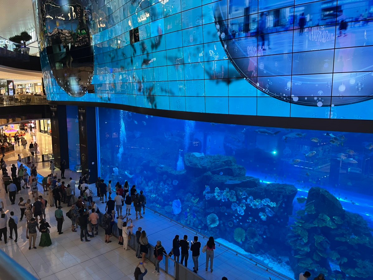 Mall interior view