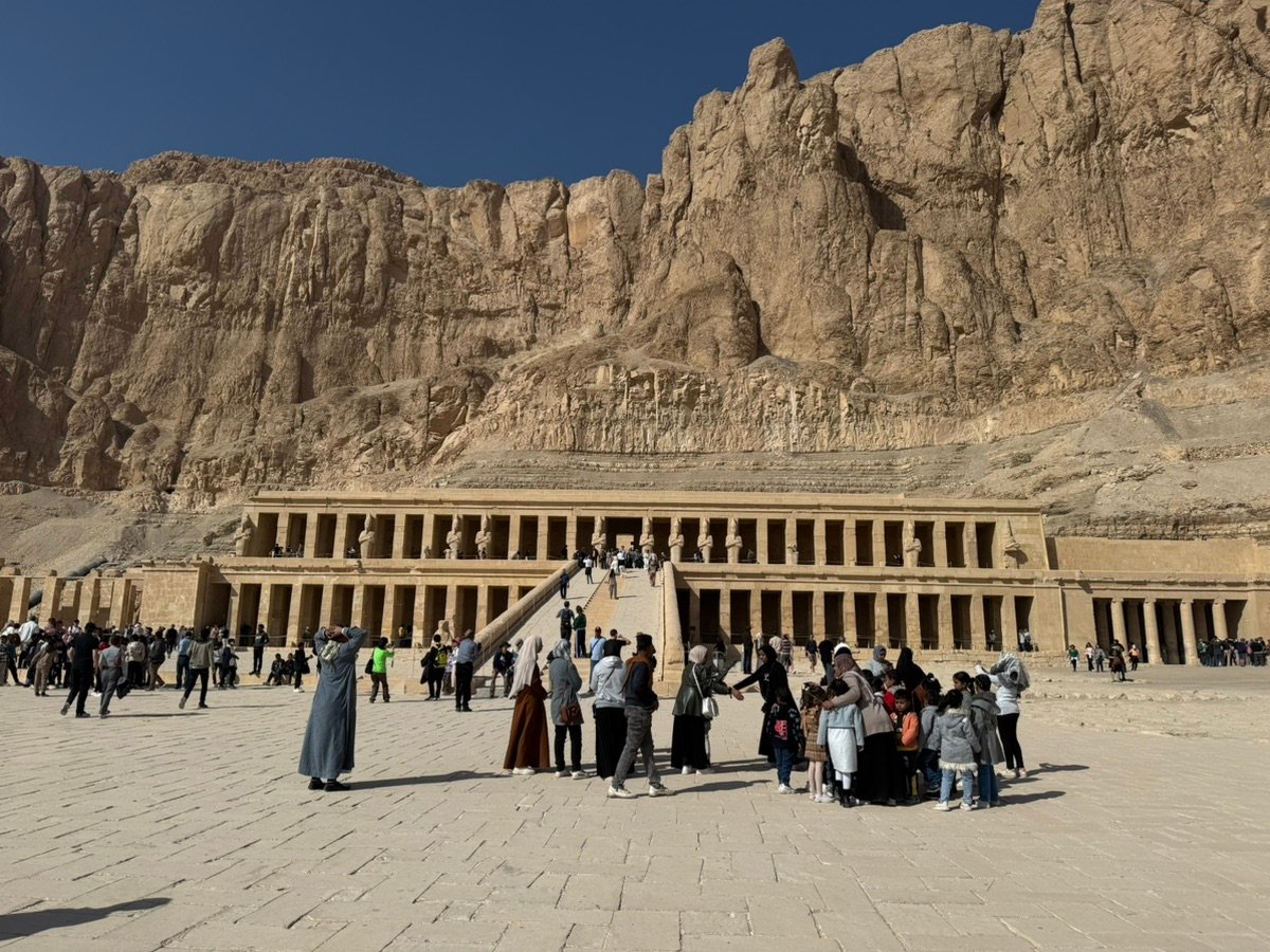 Osirian statues of Hatshepsut
